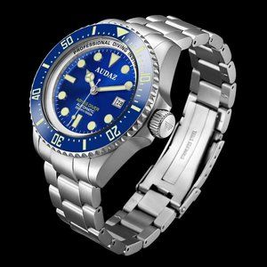 ✅ AUDAZ ABYSS DIVER BLUE DIAL 1000M DIVER WATCH